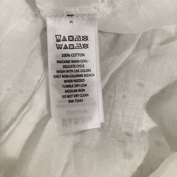 NWT, Lucky Brand Eyelet Tiered Dress, Size S - Picture 9 of 10